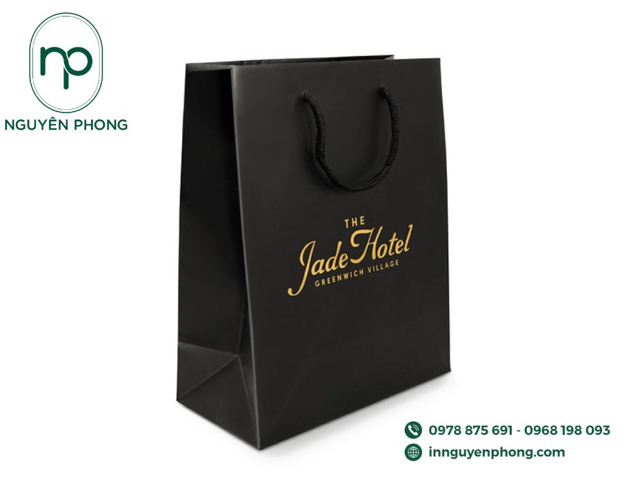 Mẫu túi giấy khách sạn giá rẻ 